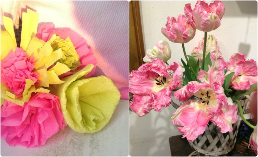 Noch mehr handgemachte Papierblumen und wunderschöne Tulpen